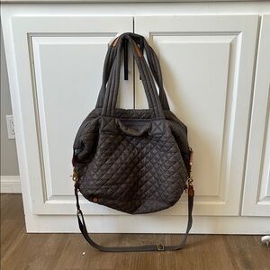 MZ Wallace Medium Quilted Gray Tote Bag